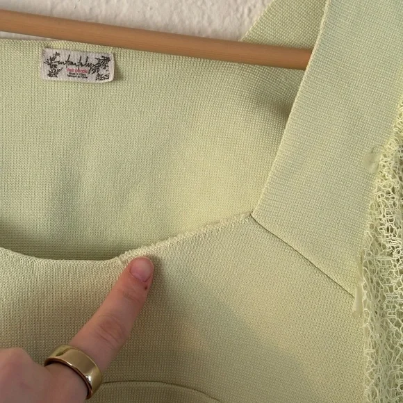 Free People Butterfly Crop Top - Picture 4 of 6